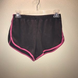 American Apparel grey retro style running shorts